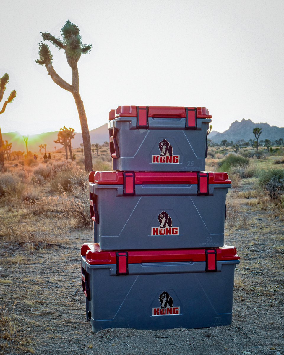 Our coolers are stacked against the competition! #kongstrong 💪🦍 Get a KONG cooler built with superior design and ice retention at kongcoolers.com