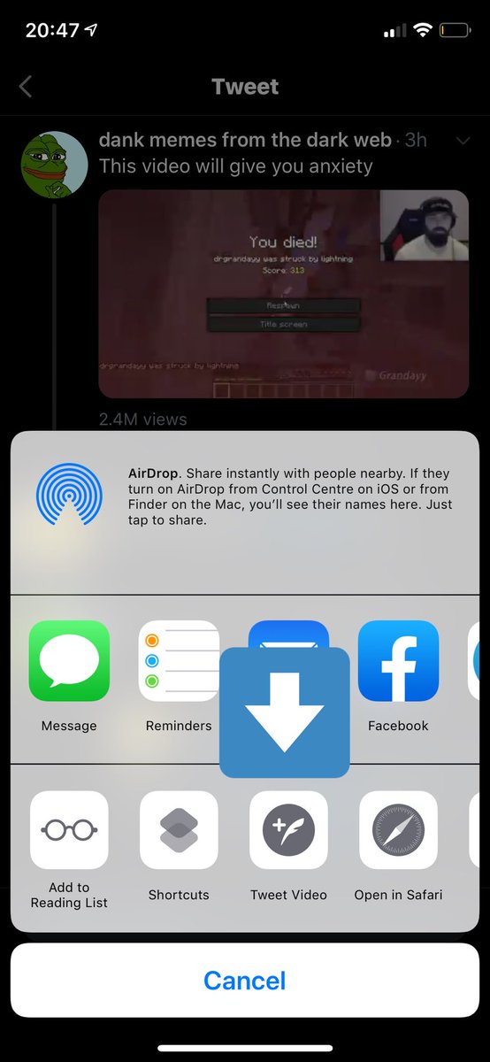 Memes Idk If It S The Same On Android But On Iphone You Can Long Press The Video And Click Tweet Video T Co Ahpdlqhuvt Memes Idk If It S The Same On Android But On Iphone You Can Long Press The Video And Click Tweet Video T Co Ahpdlqhuvt
