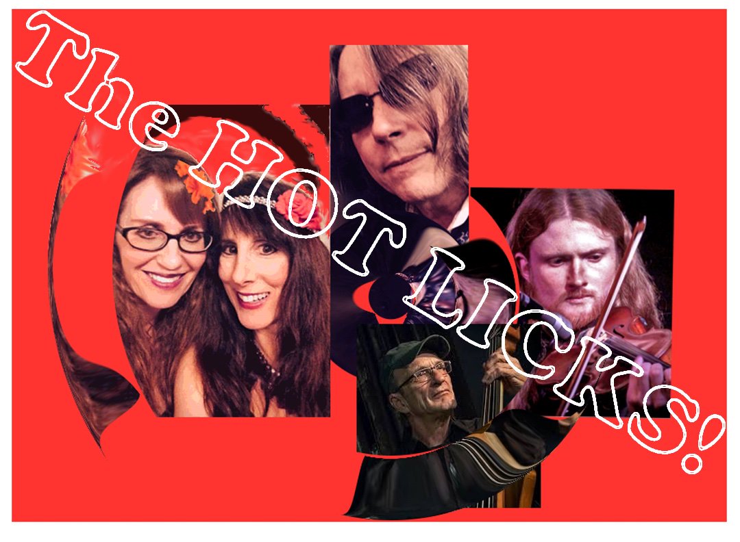 HoTLicKsMusic's tweet image. The Hot Licks - Music by Dan Hicks
armandosmartinez.com 
10/18 8pm Save the Date!
@robinsnd Guitar/Vocals
@dariajazz Vocals/Percussion/Melodica 
Paula Bradman Vocals/Percussion 
David Boyden Violin - Alex Baum Bass 
#Gypsyjazz #Folkmusic #Swingmusic lots of harmonies!