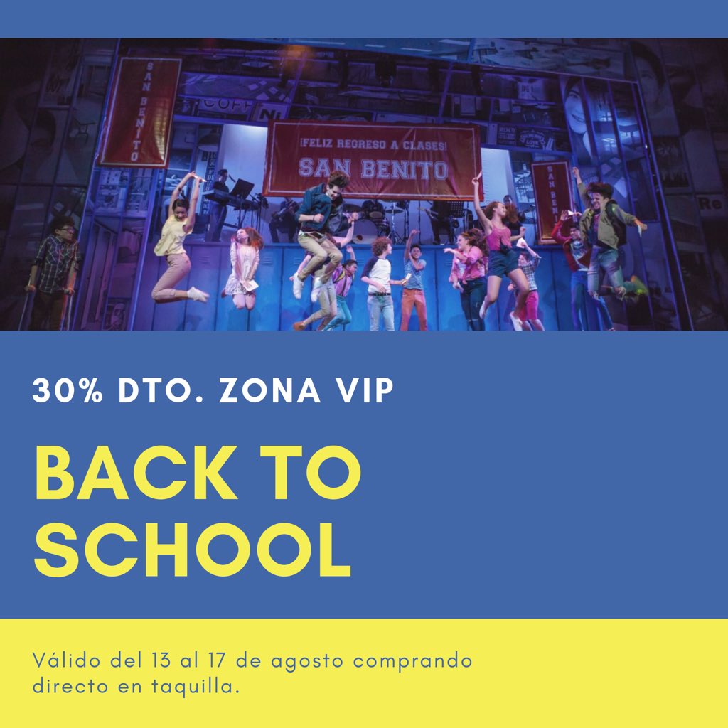 Presenta esta imagen en la taquilla del #NuevoTeatroLibanés y obtén tus boletos para ZONA VIP de $550 a $385 pesos.