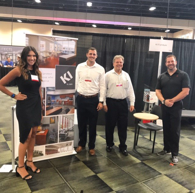 chicago_ki's tweet photo. Come stop by the KI booth 508 at the Midwest Security &amp; Police Expo! We're here today until 4pm and tomorrow 10am-2pm! #ispyki #furnishingknowledge #midwestsecurity #policeconference https://t.co/WAs5rChQNl