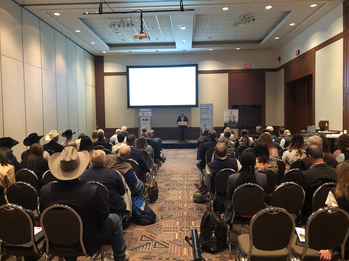 BruceHolmquist's tweet photo. @CanBeefBreeds Tech forum is underway @CDNBeefConf #cbic2019 improving genetics for the Canadian Beef industry @BeefResearch https://t.co/7GJhJvhXom