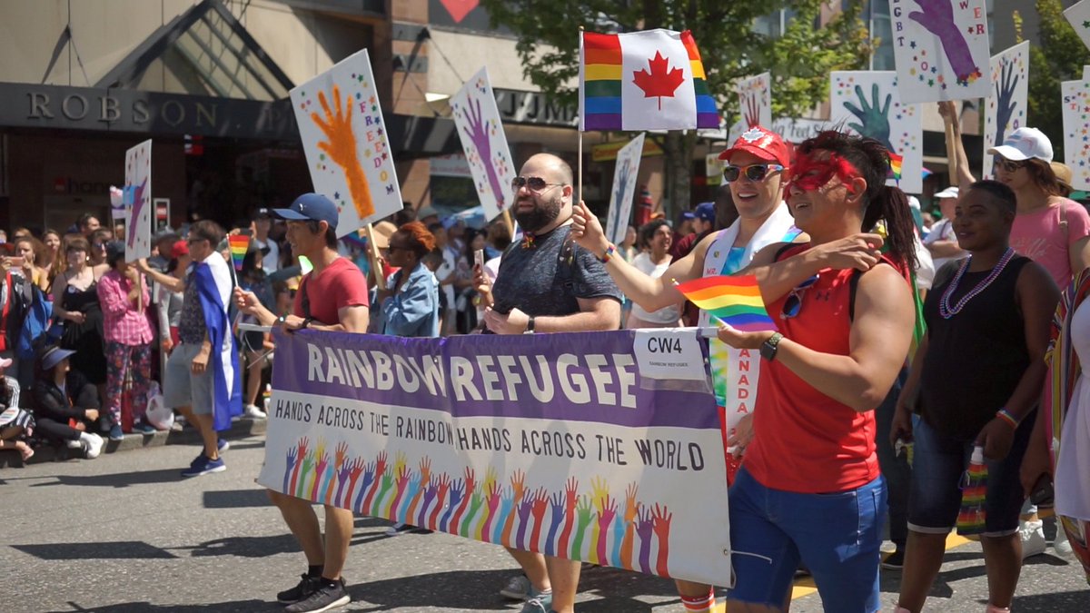 JoshRimer's tweet photo. I got to walk in the Vancouver Pride Parade with LGBTQ refugees that have been helped by the charity Rainbow Refugee! Check it out at: https://t.co/VB9tNYGyzE
To help me bring another one to Canada please visit https://t.co/kHpCsY7Pql
#RainbowRefugee #MrGayCanada #VanPride2019 https://t.co/tnkM5vHosQ