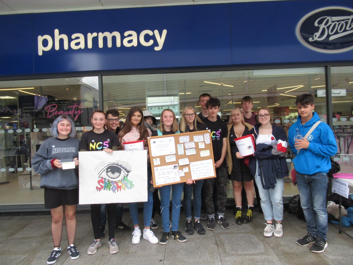 NCS_Stronger's tweet photo. Today we managed to raise £215.39 for @FirstLightSW 
Thank you so much to everyone who donated and shared stories with us- we feel so blessed. 
Looking forward t our 3-legged 10 mile sponsored walk tomorrow https://t.co/mL2oZCeQB1