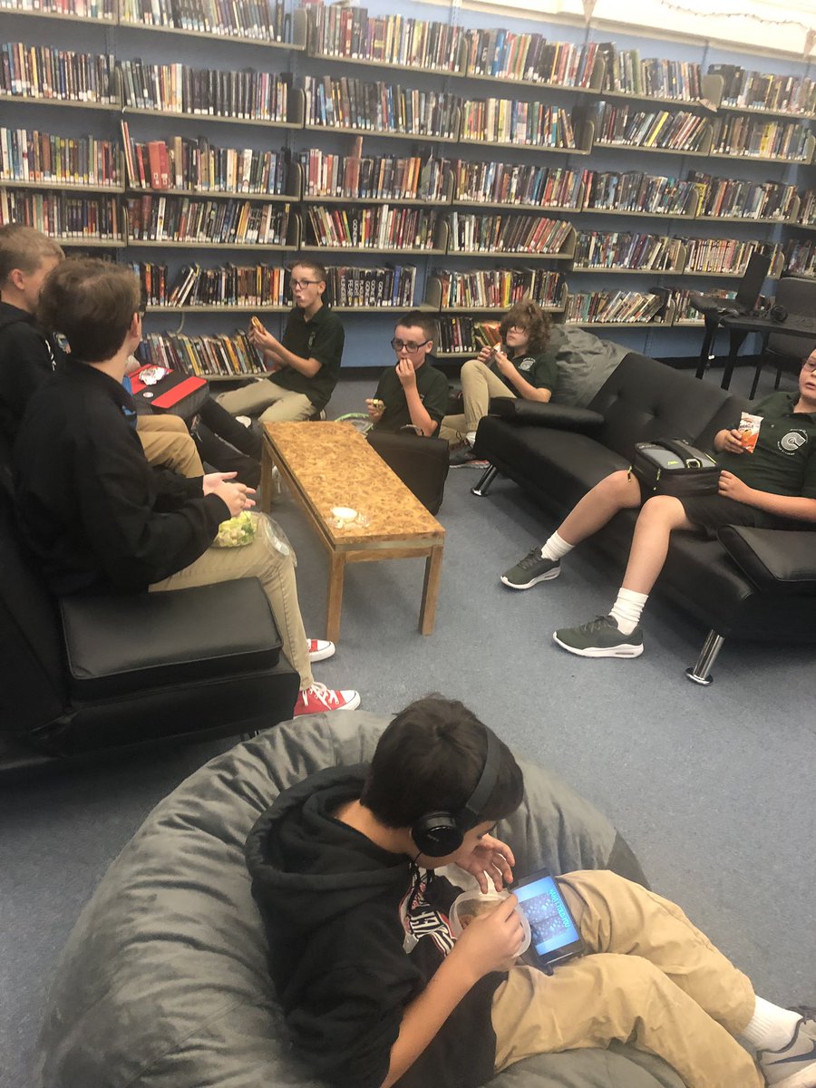 ClaytonLibrary1's tweet photo. Our kids are loving our new furniture! #wcsdlibraries #ClaytonLibrary https://t.co/SJrFbYJsKM