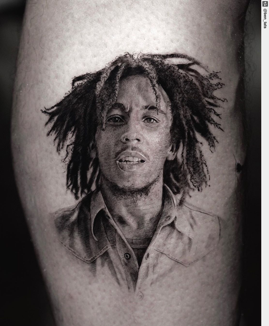 Portrait of Bob Marley by DeadDoll on Stars Portraits