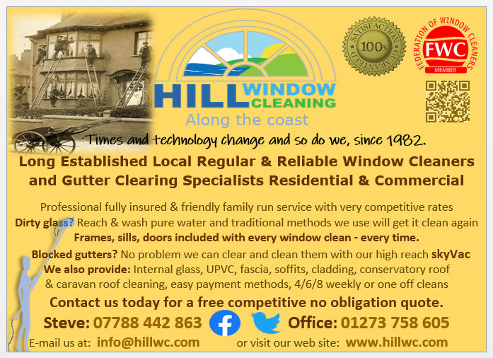 new ad from Hill window cleaning