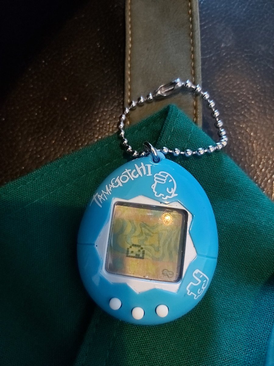 ninagilligan's tweet photo. So I am looking after tamagotchi Jason Orange #lessonsinnostalgia 
@EllisonNicholas 
I hate you https://t.co/voIDpS50Qk