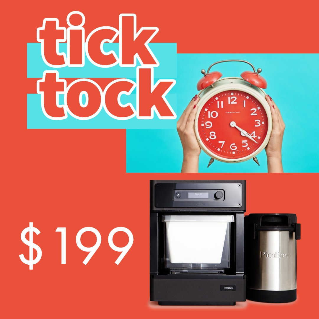 picobrewbeer's tweet photo. 🚨🚨#FLASHSALE!🚨🚨 Even though its #NationalLeftHandersDay, there's no wrong hand to hold a beer! Drop on by for a #24hour sale on #homebrew PicoPaks and snag a #PicoC while you're at it for only $199
#picobrew #craftbeer #beer #AllHandsOnDeck #Ambidextrous #HoldMyBeer https://t.co/NFvz0XxRD8
