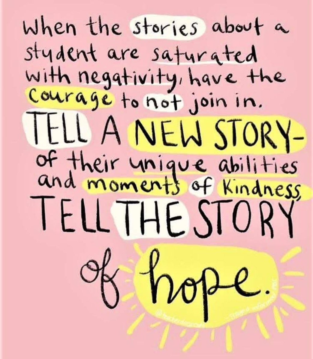 eac_psychology's tweet photo. So we’re re-tweeting this one from last year. Change the language, change the perspective, change the story, change the child. There’s always hope. https://t.co/INrpJLTN31