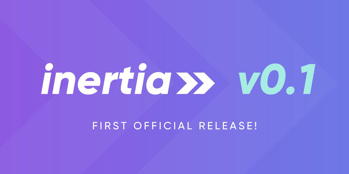 reinink's tweet photo. 🚀 The first official @inertiajs release is here!

We've been working hard to make Inertia.js both a joy to work with and also super stable. 💪

Plus, we already have official adapters for @laravelphp, @vuejs, @reactjs and @sveltejs. 🤩

Upgrade guide: 👇

https://t.co/pWvFLpHyjB https://t.co/crrVaJoyjR