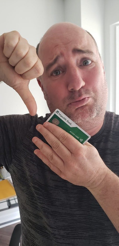 comedywhore's tweet image. hey my new 8X10 thanks @Manulife @manulifebank and @Rick_Lunny