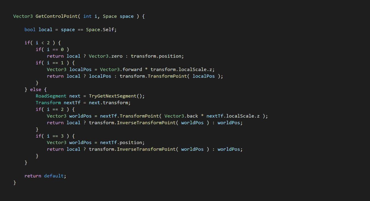FreyaHolmer's tweet image. Did you know C# has local functions?
🔎 Can access local variables
📦 Doesn't clutter the outer scope
⚡ Faster than lambdas - local functions compile like any other method
Here's an example of how much it cleaned up some code of mine!✨
#UnityTips #unity3d