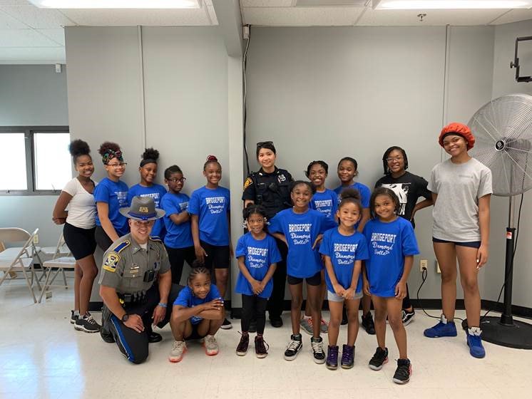 bptpolice's tweet photo. Bridgeport Police & State Police interacting with youth at Trumbull Gardens' Recreation Center on August 12th, 2019. #bptpd #bptpolice #ct #statepolicect #communitypolicing #police #community https://t.co/qGR7pHREyj