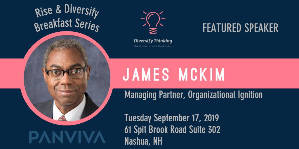 Panviva's tweet photo. Join us for coffee and a light breakfast and hear speaker James McKim share the 5 magic #diversity and #inclusion implementation guideposts. Sponsored by @diversifythink and @Panviva. Register now >> https://t.co/yGvlUfMMvv
#RiseUp #Diversify #Panviva #DiversifyThinking https://t.co/iRS003ckwU