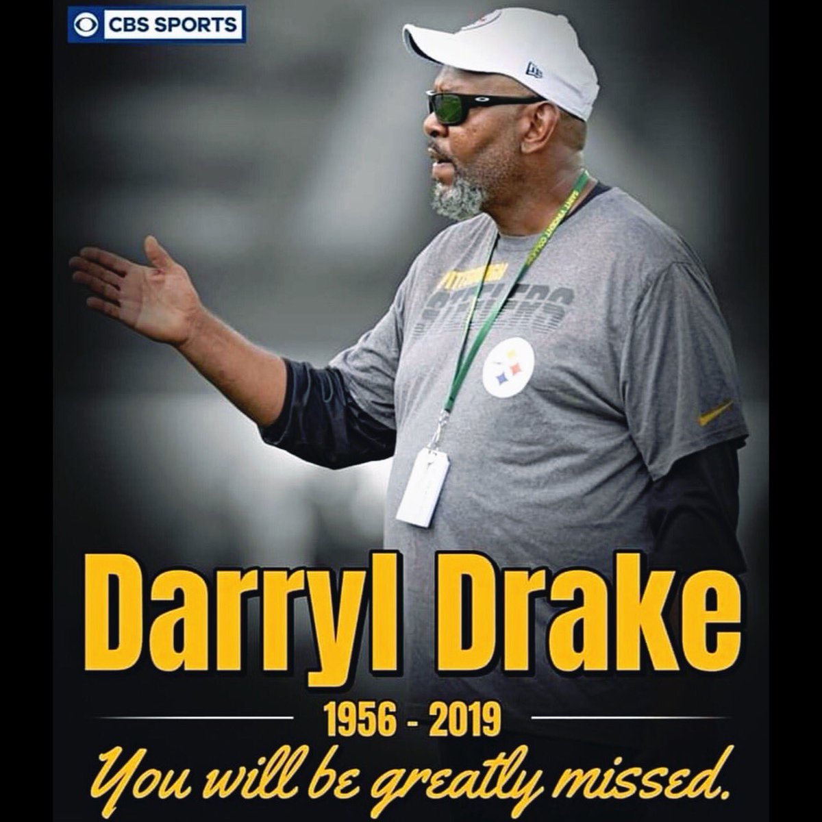 yinzersinthebrg's tweet photo. Sending out our deepest condolences for the Drake family and the Pittsburgh Steelers. ๐๐
#gonebutnotforgotten #ourdeepestcondolences #restinpeace #pittsburghsteelers #darryldrake #youwillbemissed #yinzersintheburgh https://t.co/8ZB9Fh3tSY