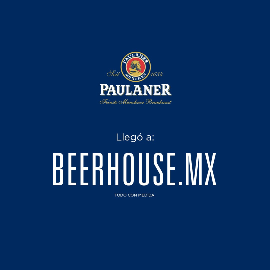 Es martes 13 y estas de suerte Paulaner llegó a Beerhouse.mx 🍻