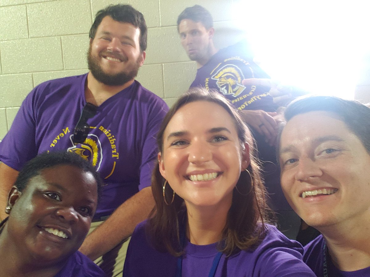 ONE TEAM. ONE MISSION. ONE ROCK HILL!!!!!!!!!!!!!!!!!!! 💜💛💜 #vision2020 #canyouseeit? #northwesternhighschool #trojanpride #carrythetorch @RockHillSchools @NHS_Trojans