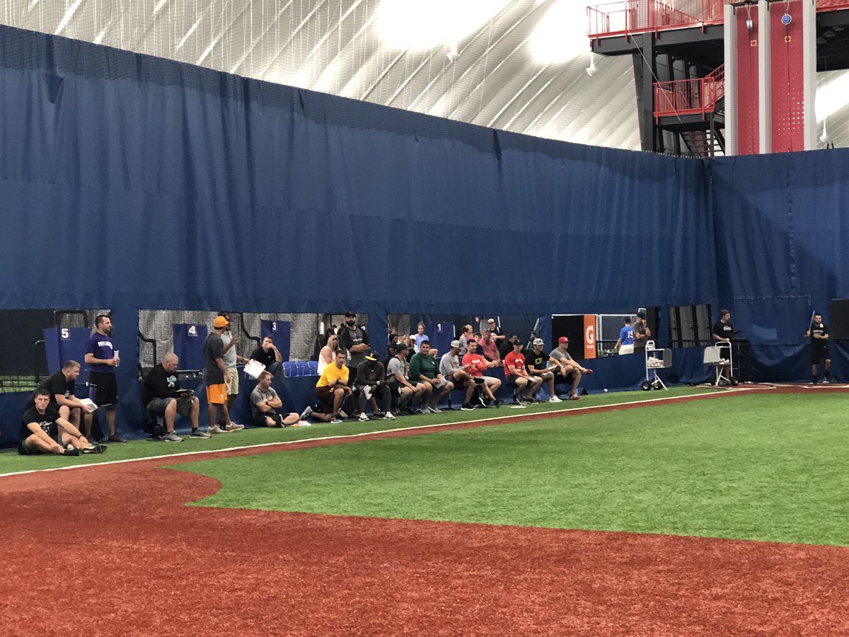 Coach_Lavelle12's tweet photo. Thank you to all the coaches that could make it out to our Bo Jackson  College Development Camp last week! It was a pleasure to talk to some of you and learn more about this beautiful game #BoDome https://t.co/gCKhIXw269