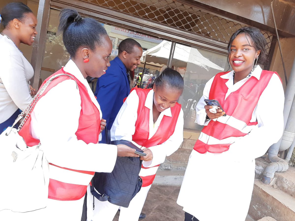 KESNNUR's tweet photo. KESNNUR today offered free HIV TESTING AND COUNSELING to the residents of Kikuyu. We thank all participants in this historical activity. It was a success.We are committed to moulding more vibrant young Nurses and realization of a progressive Nursing Profession. #KESNNUR2019 https://t.co/qoKiesCeya