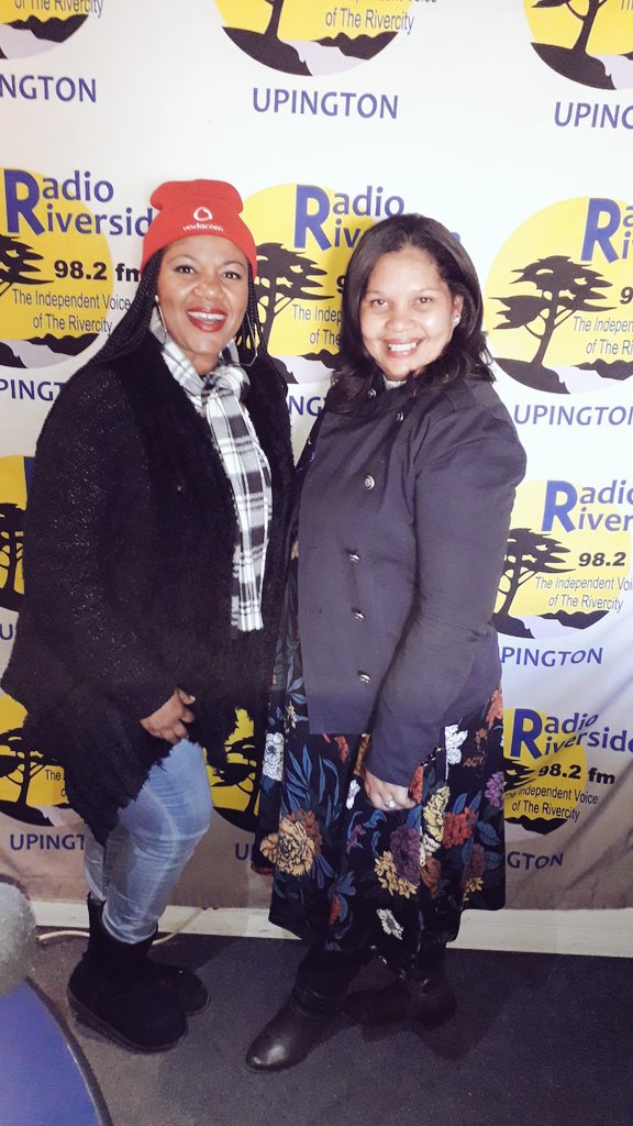 EsmareldaMckay's tweet photo. For the love of community radio #RadioRiverside #Upington #NothingButJesus #Dare2Care #itscomming #Cyclebraker #TuesdayMotivation https://t.co/ZXgnLZb9Up