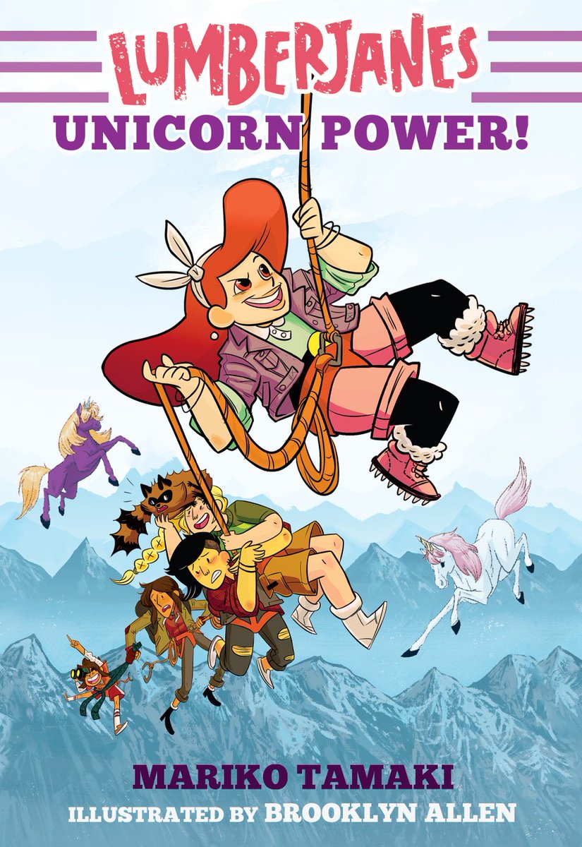 RT abramskids: .Lumberjanes fans, did you see what’s available in paperback?! 🦄 #bookbirthday #LumberjanesBook marikotamaki BrooklynAAllen boomstudios  #comics