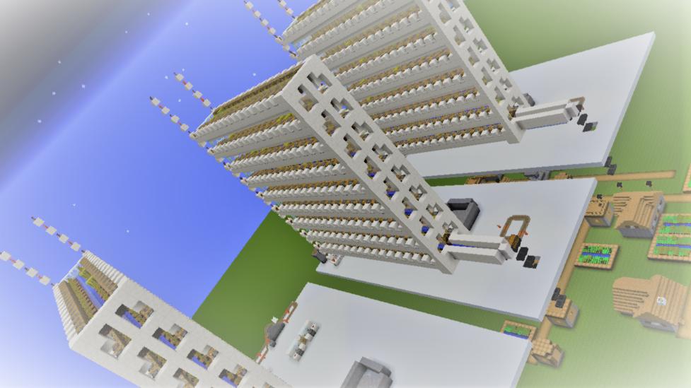 HMinecraftbuild's tweet image. Petite ferme automatique de pastèque ;)
