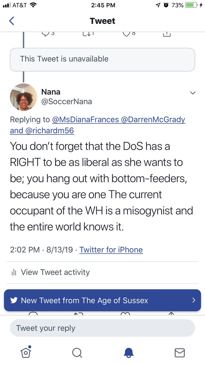 SoccerNana's tweet image. Don’t come for the DoS. #BlockMe!