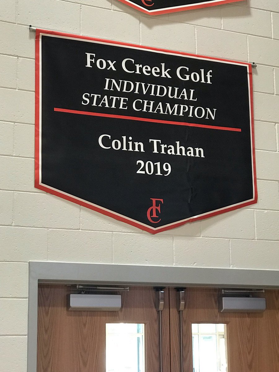 FoxCreek_Sports's tweet photo. New addition to the gym today! 🏆 @FoxCreekHSGolf @actrahan1 https://t.co/UxNmFWFBEk