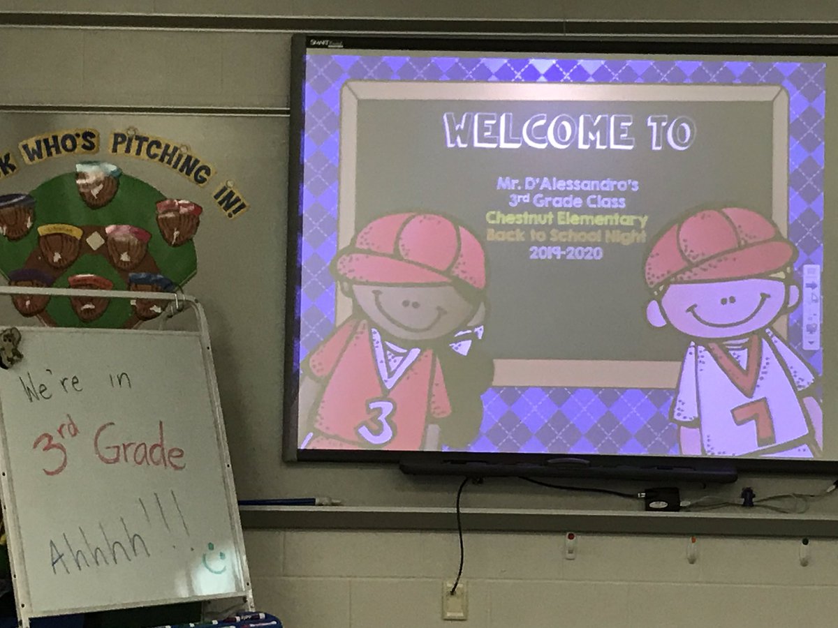 MrD_Chestnut3's tweet photo. Back to School Night! Always an exciting evening, especially tonight. Officially kicking off the journey from 2nd to 3rd grade!!! @ChestnutPRIDE #ChestnutPRIDE #newtwitterhandle #3rdgraderocks https://t.co/8fMyIgIAnD