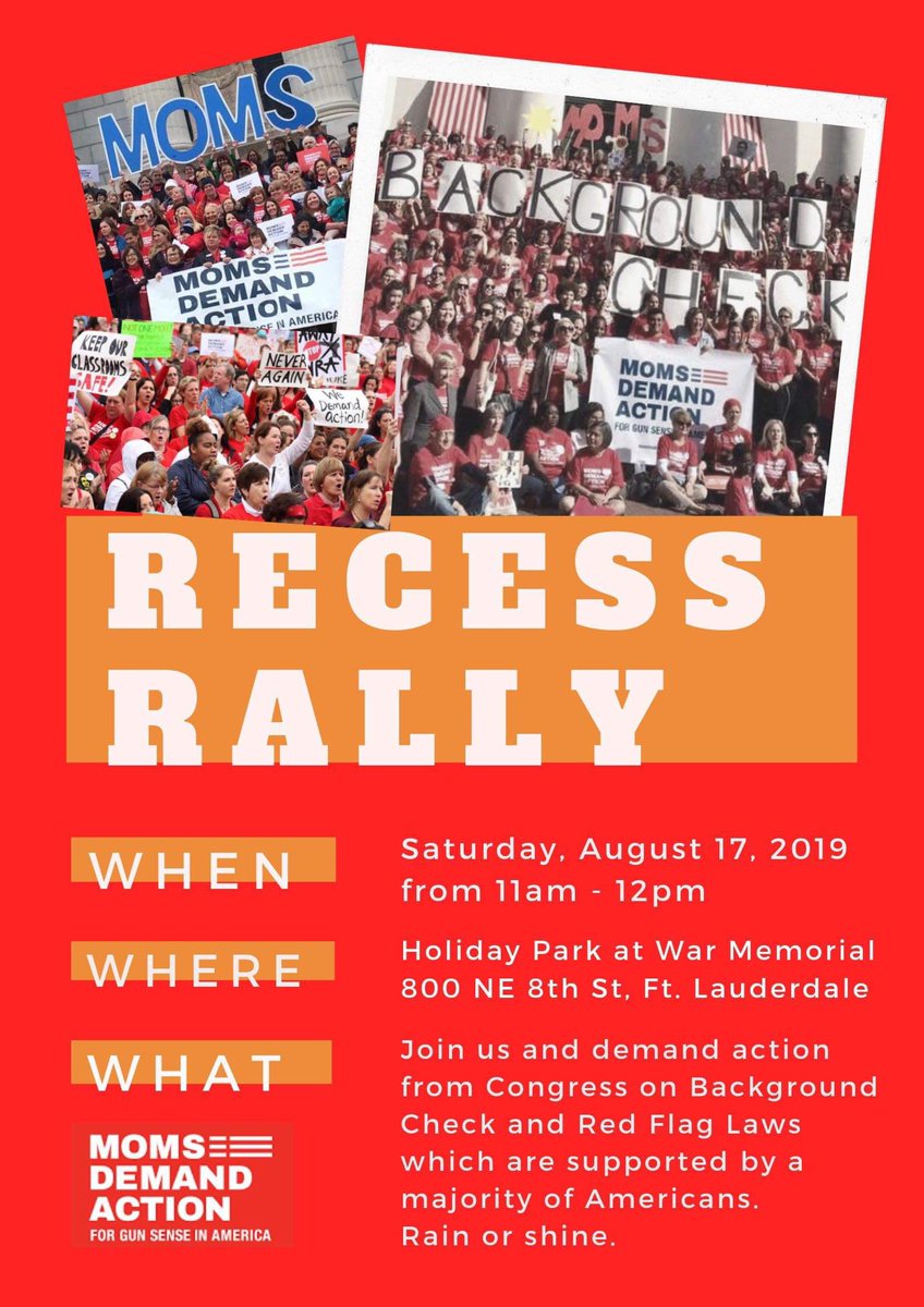 MFOLParkland's tweet photo. Join us this Saturday (8/17) as we join Moms Demand Action in demanding that the Senate holds a vote on S. 42 and pass comprehensive gun reform https://t.co/26seR8x0zh