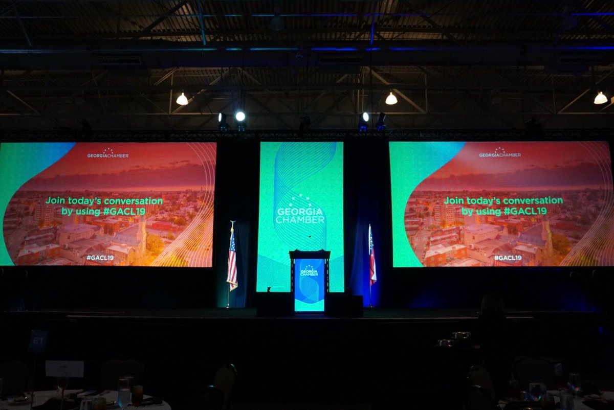 GAChamber's tweet photo. Congressional Luncheon is officially underway! #GACL19 https://t.co/hG72xoH2c7