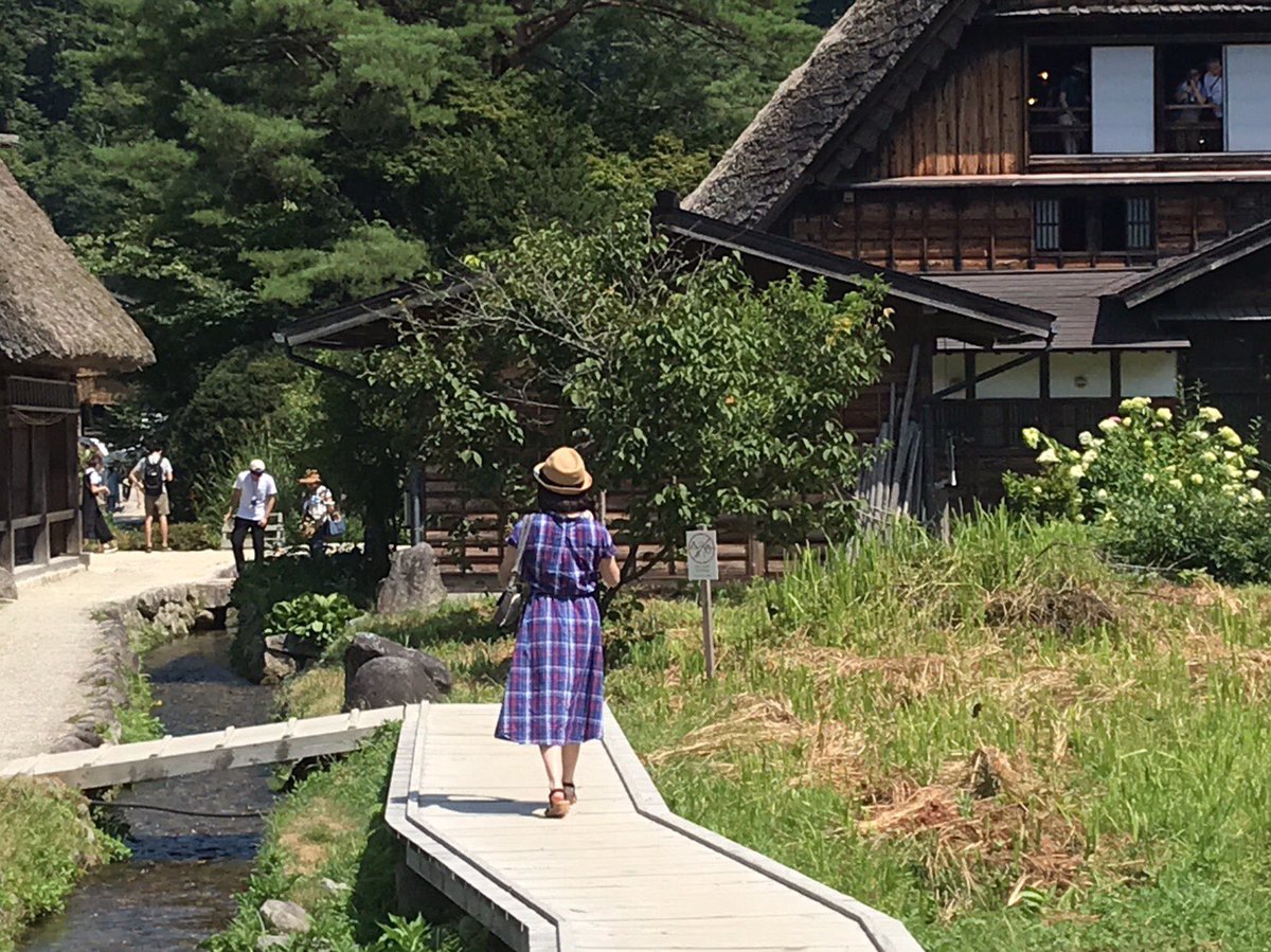 Hello122569's tweet photo. 白川郷を堪能してきました( ˇωˇ ) https://t.co/fktIQ9lSUA
