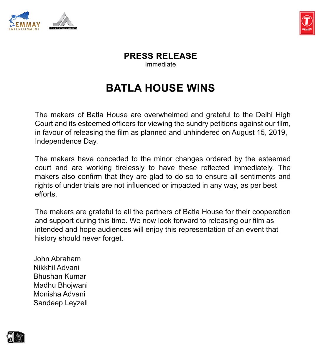 John Abraham tweet media