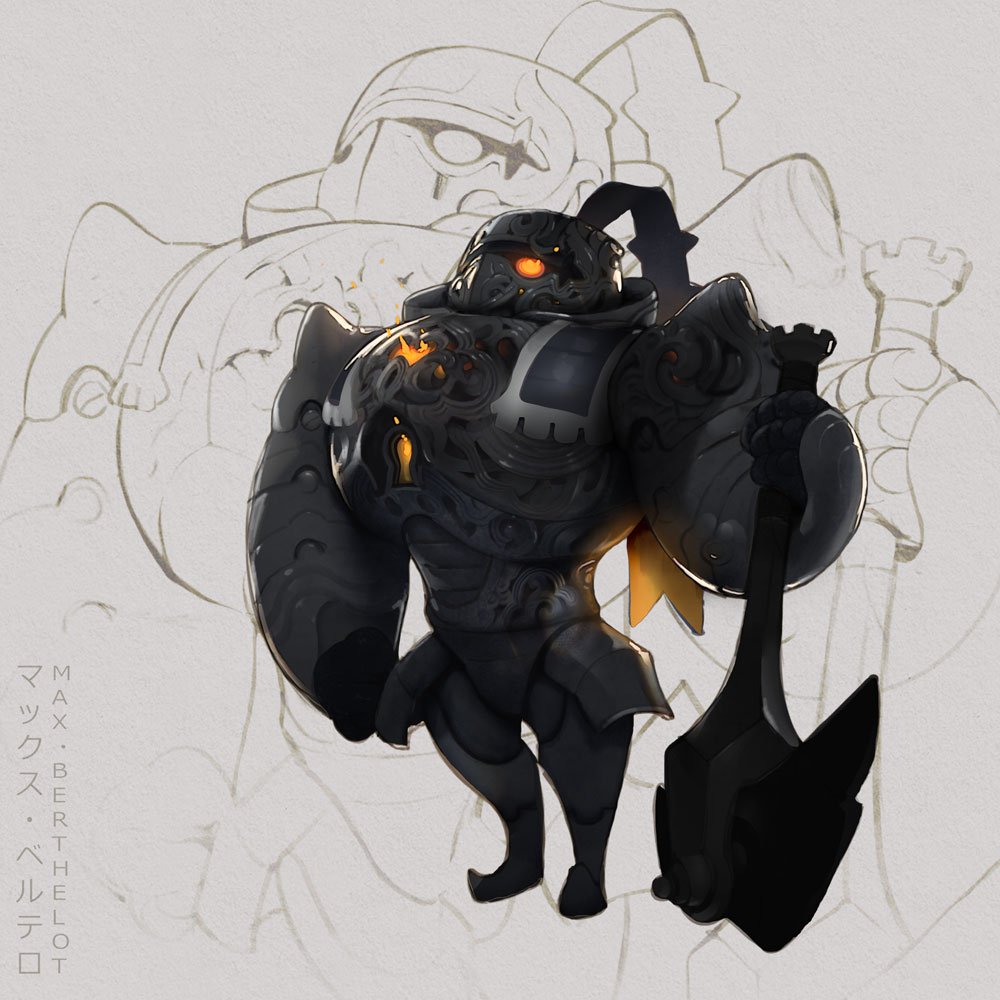 「My little project is in progress. I did 」|Max Berthelot マックス・ベルテロのイラスト
