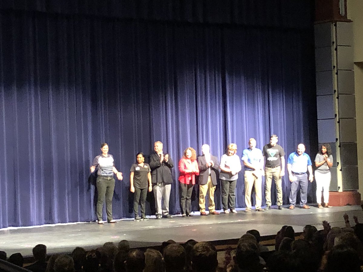 TR cluster principals starting off the new year at convocation. Great group of leaders.