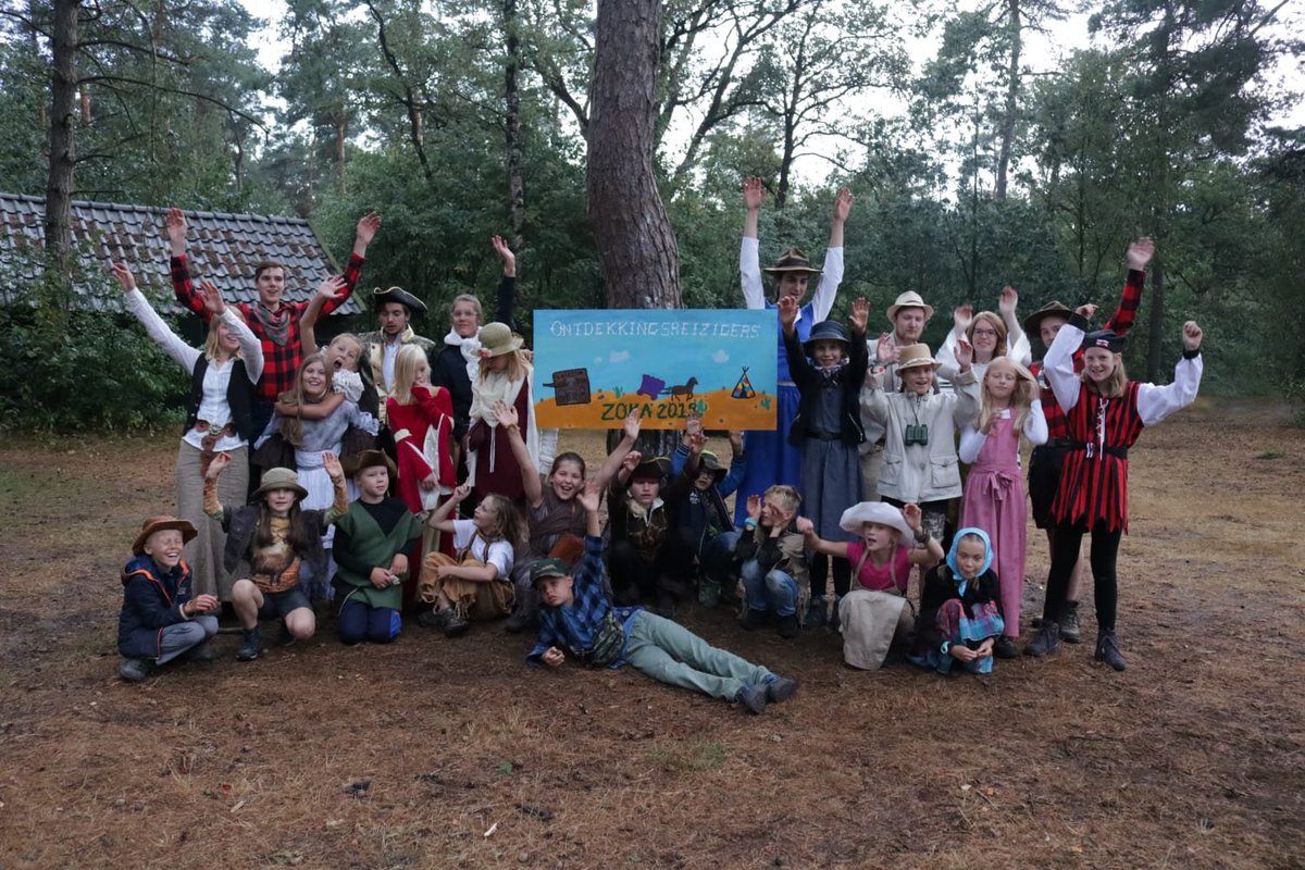 shantihorde's tweet photo. Gisteravond zijn de welpen aangekomen in de Nieuwe Wereld als echte ontdekkingsreizigers. We hebben heel veel zin in ons zomerkamp! 🎉 https://t.co/HeFIxB2YP4