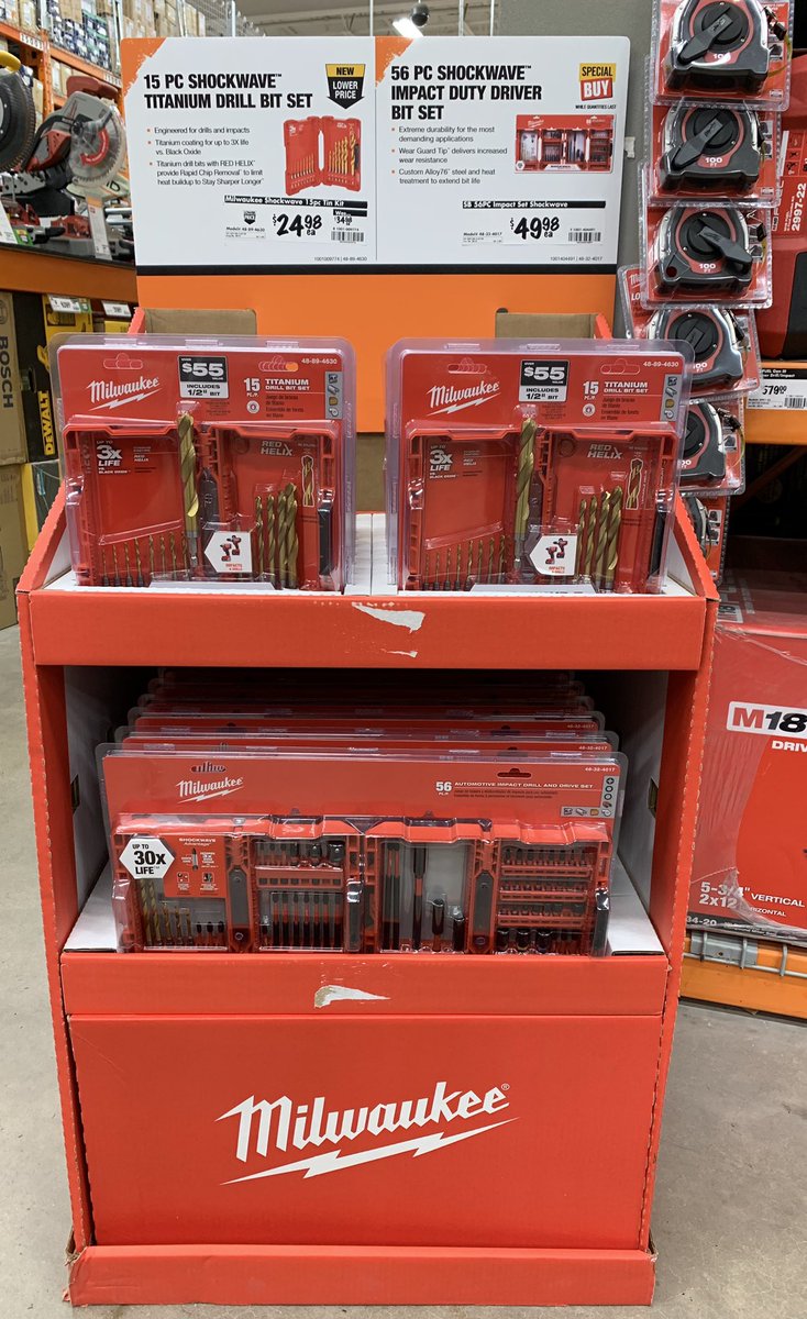 DepotNs's tweet image. Drop by @HomeDepotCanada Sydney NS store and check out the line of Milwaukee M18 FUEL. This system represents the ultimate synergy of power, performance and ergonomics! @MilwaukeeTool #M18FUEL #Milwaukee #milwaukeetools #powertools #homedepot