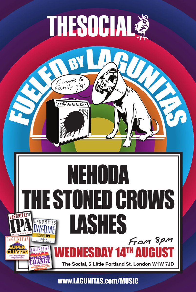 LASHES (@lashesmusic) on Twitter photo We’re back !! Playing #live here tmrw. We will be playing all the songs from our forthcoming e.p #JoinUs and say #bollocks to #Wednesdays <a href="/thesociallondon/">thesociallondon</a> <a href="/lagunitasbeer/">LAGUNITAS BREWING CO</a> #livemusic #guitars #London #newmusic #HumpDayHappiness We’re back !! Playing #live here tmrw. We will be playing all the songs from our forthcoming e.p #JoinUs and say #bollocks to #Wednesdays <a href="/thesociallondon/">thesociallondon</a> <a href="/lagunitasbeer/">LAGUNITAS BREWING CO</a> #livemusic #guitars #London #newmusic #HumpDayHappiness