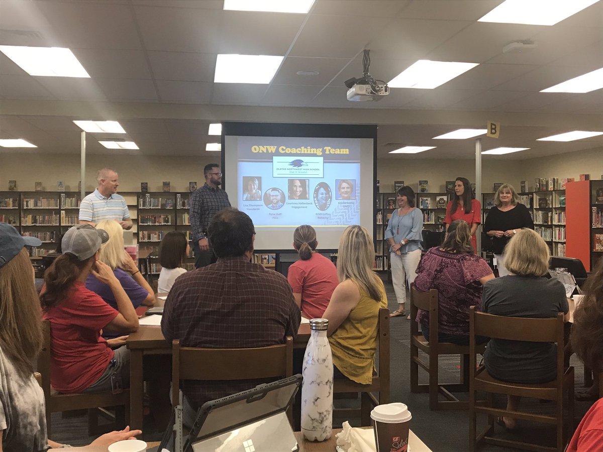 ColleenRed65's tweet photo. Instructional coaches out in the schools introducing themselves. Here’s our new team! They will be a great support! @ThompsonIRT @CourtneyHallen1 @RHuffIC  #myolatheschools https://t.co/AG5Cxmx6tH