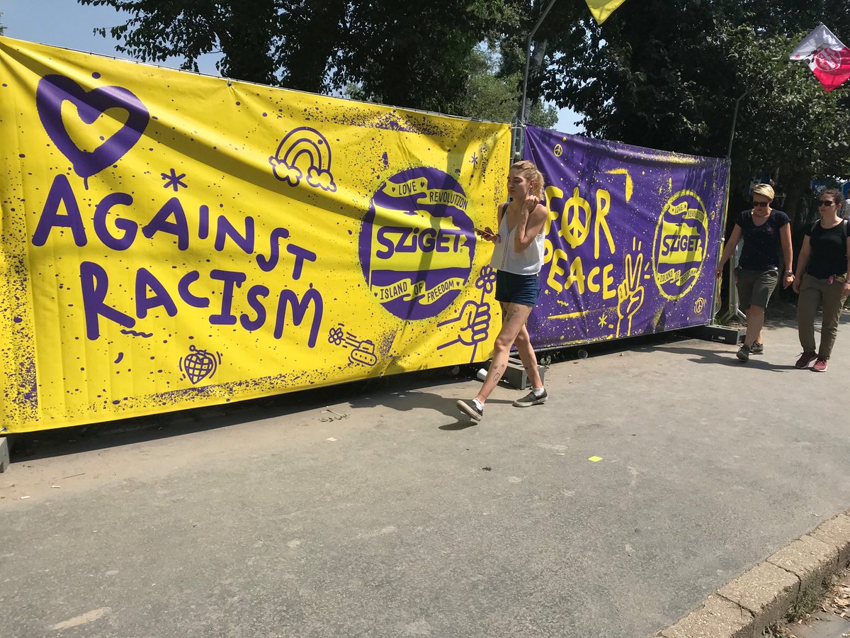 Embrrrr's tweet photo. Within hours UNHCR will say goodbye to #SzigetFestival 2019 @szigetofficial and the #TentWithoutBorders.
It was an unparalleled experience, a fantastic week what we will never forget.
UNHCR will be back next year for sure, let���s meet at #SzigetFestival 2020! https://t.co/QbqsZngoix