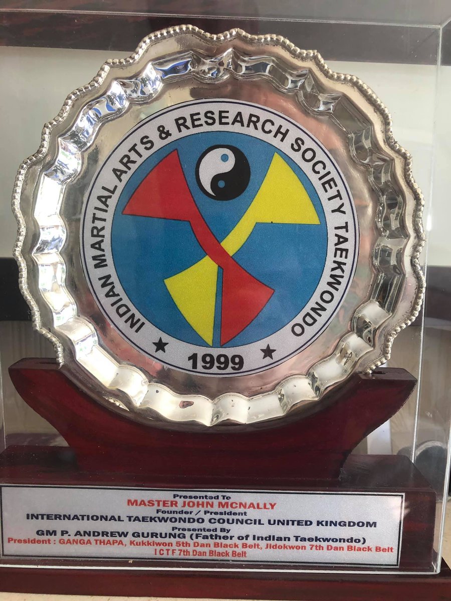 TaeItc's tweet image. Members of the ITC are very honoured to have received gifts from Master G Thapa &amp;amp; Grandmaster Puran Andrew Gurung.
A wonderful gesture and gratefully received, no gift is ever needed as the gift of sharing is much more.
#itc #itcfamily #itcindia #tkdfamily