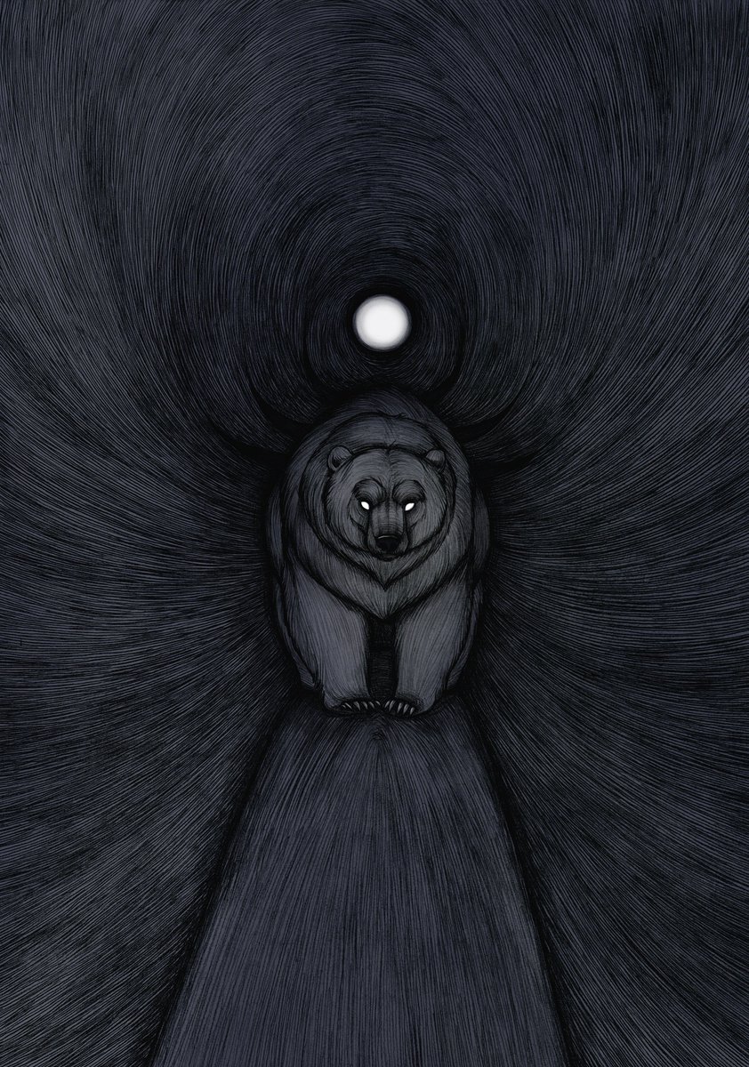 HypNoArtWork's tweet photo. HypnoGrizzly by @HypNoArtWork

This is second part of my forest guardians. Its grizzly bear and represents strenght.🐻

#characterdesign 
#illustration
#macabre
#drawing 
#artists 
#bear https://t.co/c2VIQah27v