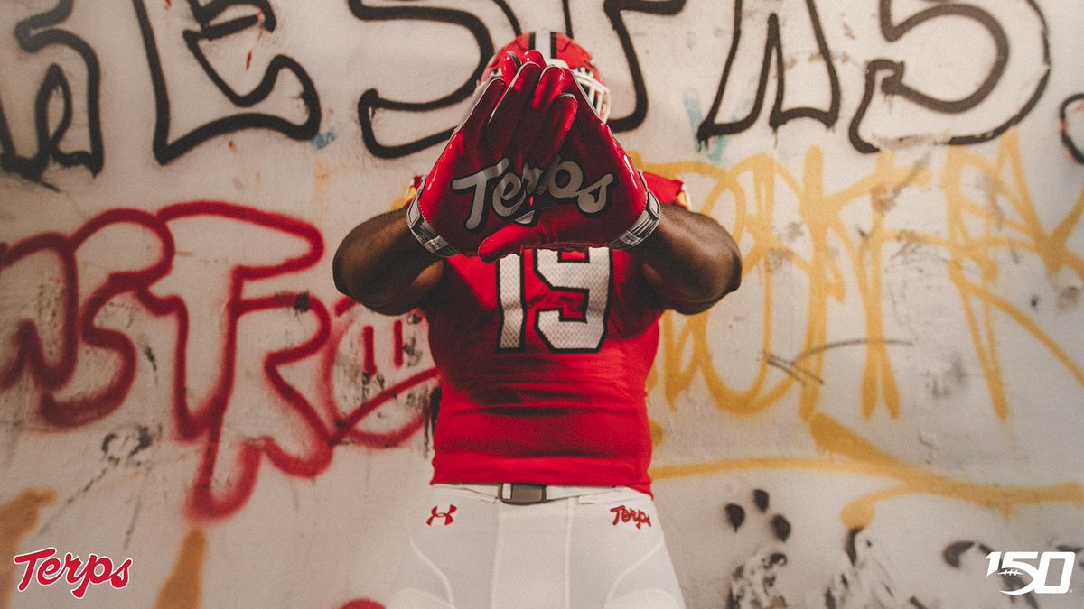 TerpsFootball's tweet photo. All about the 𝓣𝓮𝓻𝓹𝓼!

#FTT x #CFB150 https://t.co/lrwNVavs5n