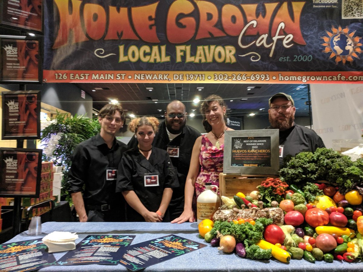 JAmbrogiFoods's tweet photo. Congratulations to Home Grown Café who won several awards at Best of Delaware:
•Best Vegan/Vegetarian-Friendly –Upstate DE
•Best Brunch – Upstate DE
•Best Food to Go – Upstate DE
•Best Salads – Upstate DE
Kudos Sasha Aber, EC Andrew Thorne &amp; team. #letsgetlocal #fresh https://t.co/QbmzQb1GBO