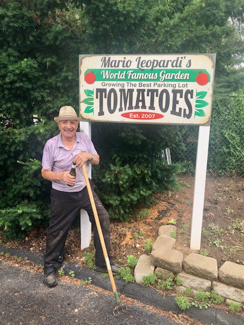 Happy Birthday to my Uncle Mario who turns 90 this week! He cultivates the magical tomato garden right in our parking lot at Bacco.