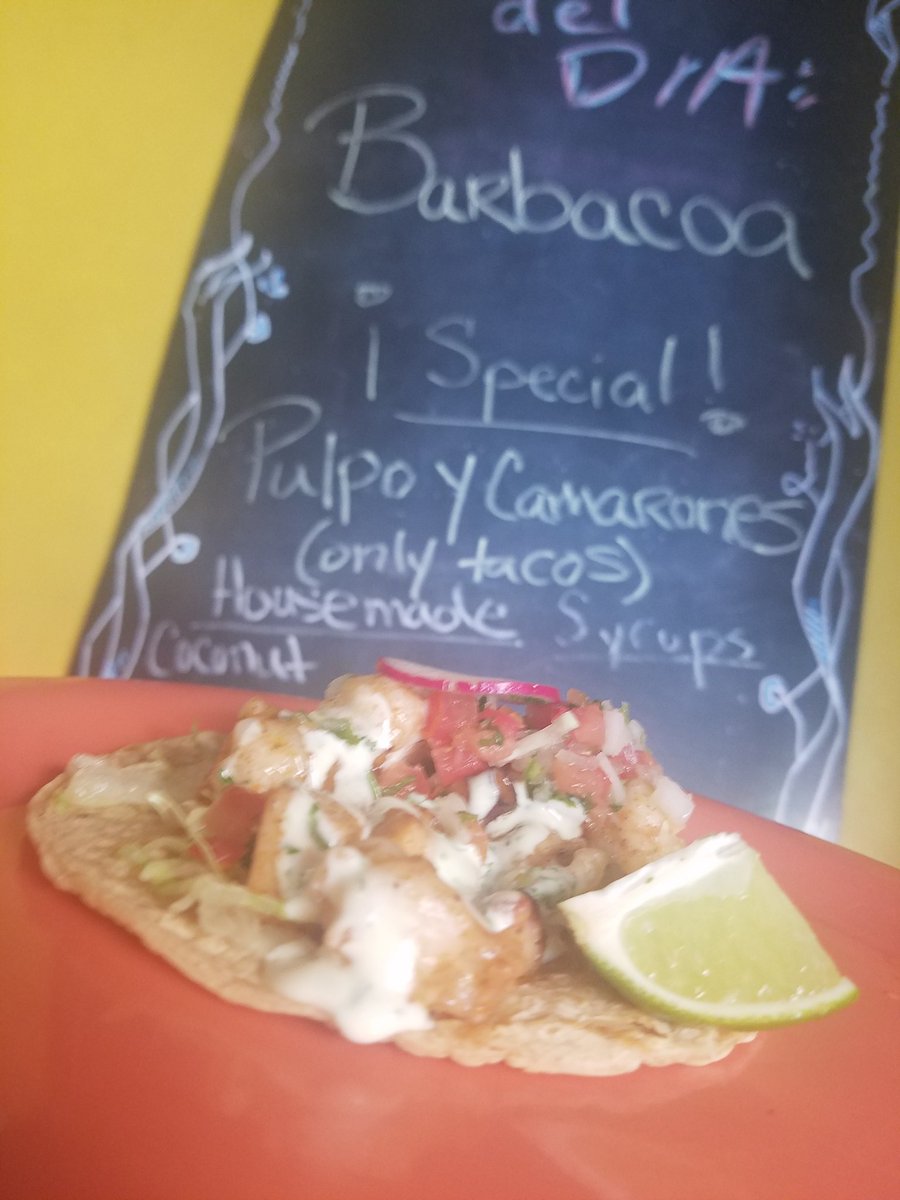 ElTesoroATL's tweet photo. TACO TUESDAY : Octopus and Shrimp Tacos today! Beat this #ATLheat and dream of the ocean with every bite 😅🌊🌮 #ATLeats #atlrestaurants #TacoTuesday https://t.co/Bkfz8Urqy0