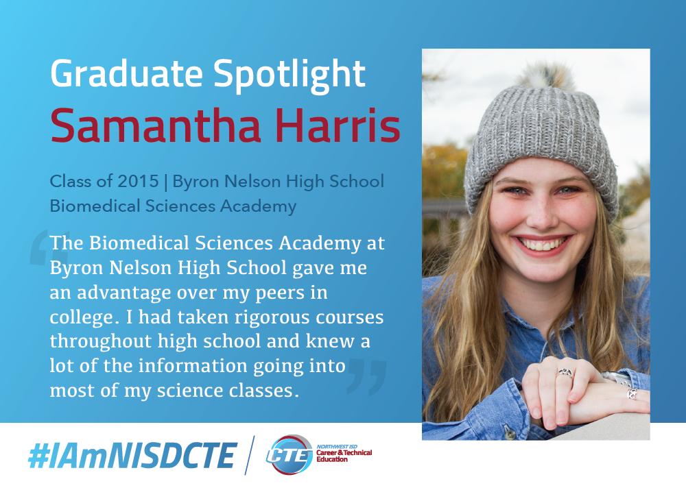Samantha Harris is now a new teacher at <a href="/LeoAdamsMS/">Leo Adams MS</a> for 7th Grade Science! She also teaches PLTW Medical Detectives! Read more of her story in our CTE blog. <a href="/BNHSBiomed/">Biomedical Science Academy</a> <a href="/PLTWorg/">Project Lead The Way</a> #IAmNISDCTE
nisdcte.weebly.com/studentspotlig…