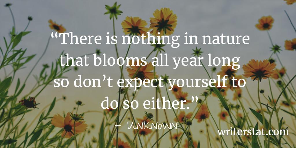 WrtrStat's tweet photo. “Take the time to encourage yourself and your writing. You know what your story needs and only you can make it happen.” -Joy @JoyDFanning #amwriting ..Be Writing. ~ As an author, you have to be your book's first champion. -Wrtr https://t.co/DJnUnYYZ7N