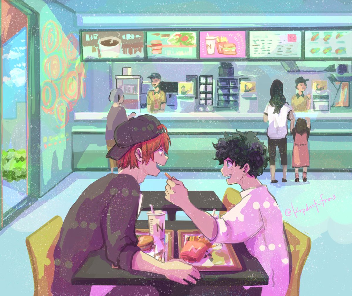 ⚠️切出です。

アンケ1位の切出ちゃん！小腹が減ってファストフード店とかバンバン入ってほしー！
お付き合いいただきありがとうございました！！